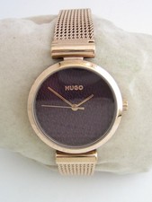 Image of HUGO BOSS WATCH WOMENS HU.466.3.34.3770 STAINLESS STEEL MILANESE STRAP GENUINE