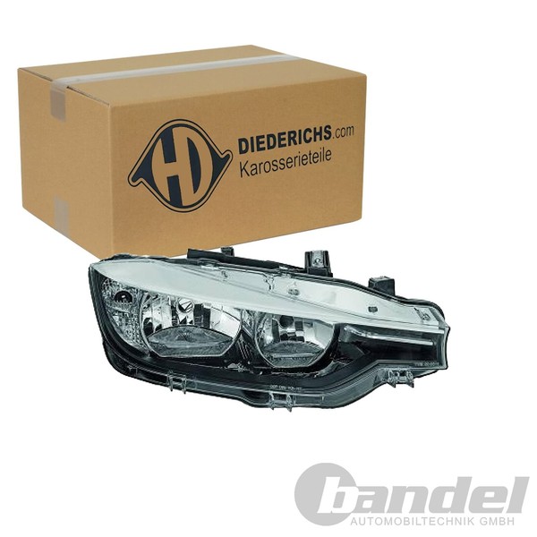 Diederichs Halogen LED Scheinwerfer LWR MIT LED TFL Rechts Passend FüR BMW 3Er-image