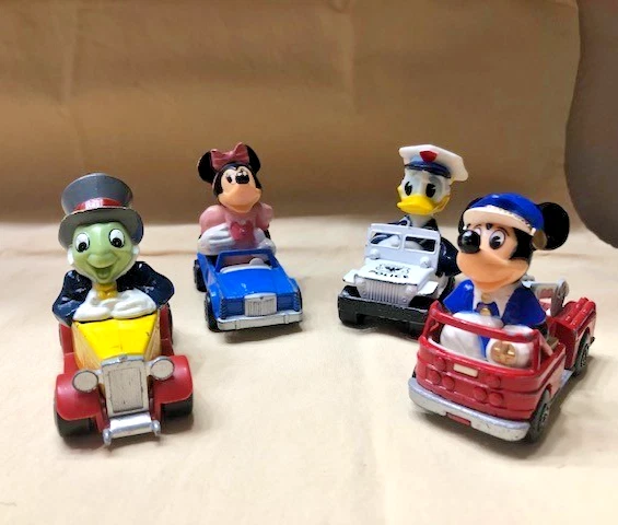 Rare 1979 Matchbox Lesney Disney Cars Lot of 4/Mickey/Minnie/Jiminy/Donald-EX - Image 2 of 4