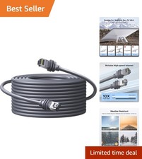 Durable 150FT Starlink Ethernet Cable - High-Speed  Waterproof for Gen 3 /Mini