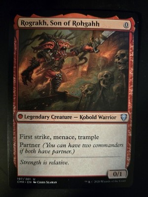 Rograkh, Son of Rohgahh NM Commander Legends MTG FREE SHIPPING