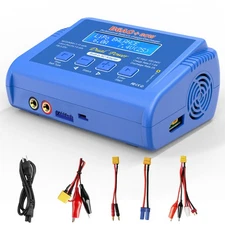 B6AC Balance Battery Charger, 80W Lipo Battery Balance Charger 6Amp Discharger