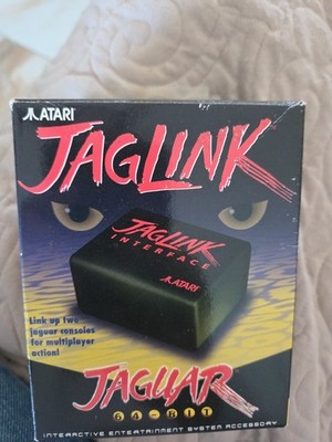 HTF JagLink  Atari Jaguar, Network Interface  Brand New Open Box,  Please Read!