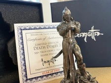 Frank Frazetta DEATH DEALER 6oz+ Silver  Statue APMEX ORIGINAL OWNER 144 of 1000