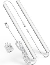 "Plug-in Under Cabinet Lighting, Dimmable Counter Lights for Kitchen, 2pcs 12 ..