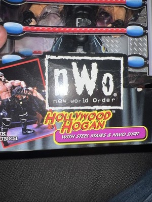 NIB ToyBiz 1999 Smash N Slam Wrestlers NWO Hollywood Hulk Hogan