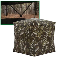 ® Overwatch, Portable Hunting Blind, View-Through Mesh, Silent Shooting Windo...