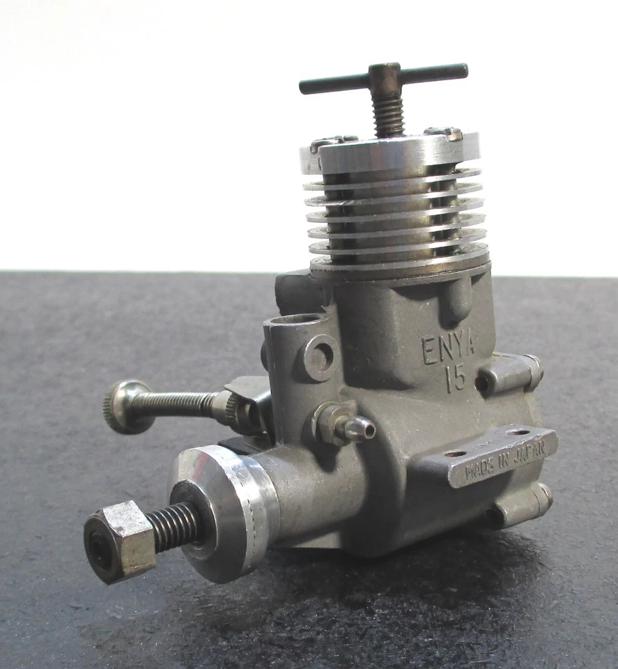Enya 15D Mk-1 2.49cc 2-stroke vintage diesel engine for control line, used f/s - Image 2 of 4