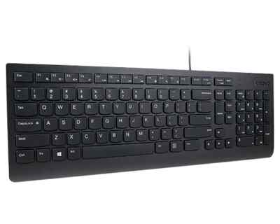 Lenovo Essential Wired Keyboard (Black): Spanish 172