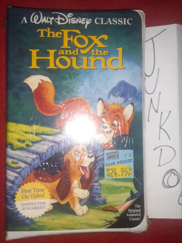Walt Disney's The Fox and The Hound Black Diamond 1994 VHS Video New Sealed +3 - Picture 2 of 12