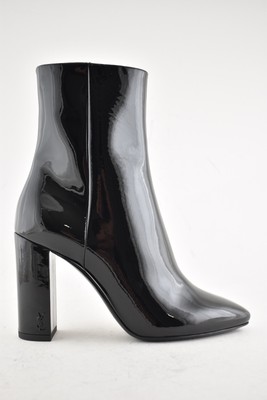 ysl patent leather booties