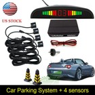 Kit Système Radar Buzzer Arrière 4 Capteurs Voiture Recul Alarme Sonore Noir