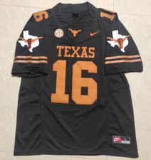 Arch Manning #16 Texas Longhorns Jersey, All Stitched. Texas Special Edition Blk