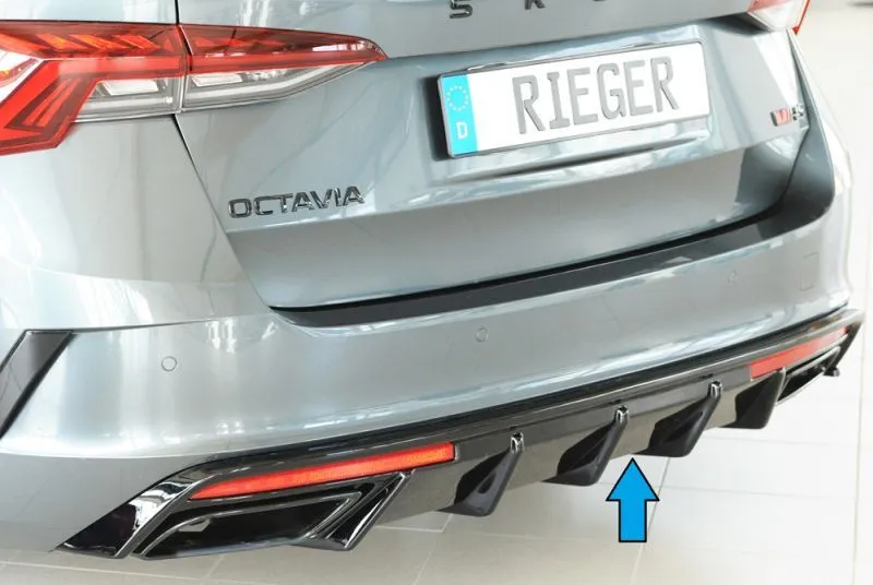 Rieger Rear Diffuser Sg Tow BAR Fits for Skoda Octavia NX
