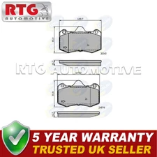 Front Rear Brake Pads Set Fits Seat Ibiza 2004-2008 Renault Clio 2000-2005