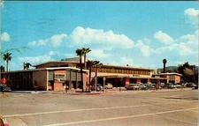 LOMA LINDA, CALIFORNIA - COLLEGE SHOPPING CENTER - 1960 VINTAGE POSTCARD