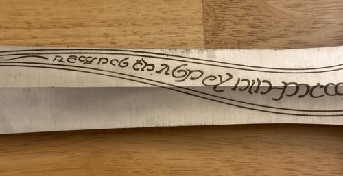 Sting LOTR Lord of the Rings Sword Replica with Mounting Plaque (Read Below) - Picture 12 of 24