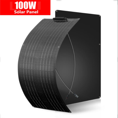 100W Flexibel Solarmodul SolarPanel Solarmodul Kit für Auto / Wohnmobil / Haus