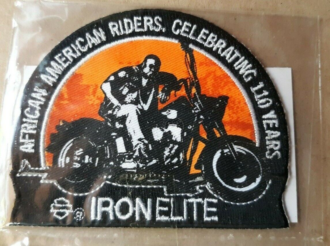 Harley Davidson Iron Elite African American Riders Celebrating 110 Years Patch For Sale Online Ebay