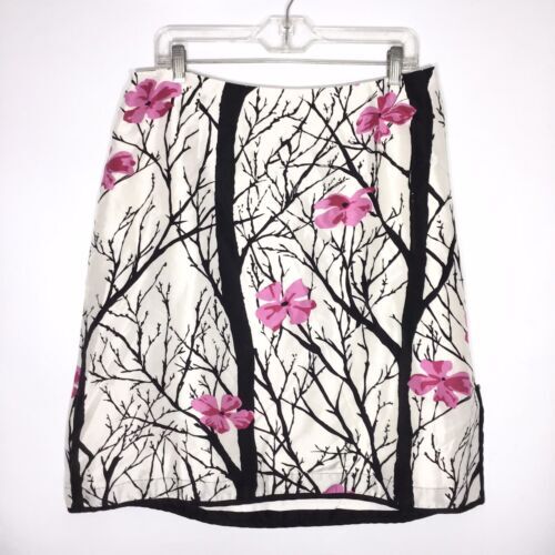 Grace Elements Black/Red Print skirt Side Zip Size 8. C299 Grace Elements Black/Red Print skirt Side Zip Size 8. C299