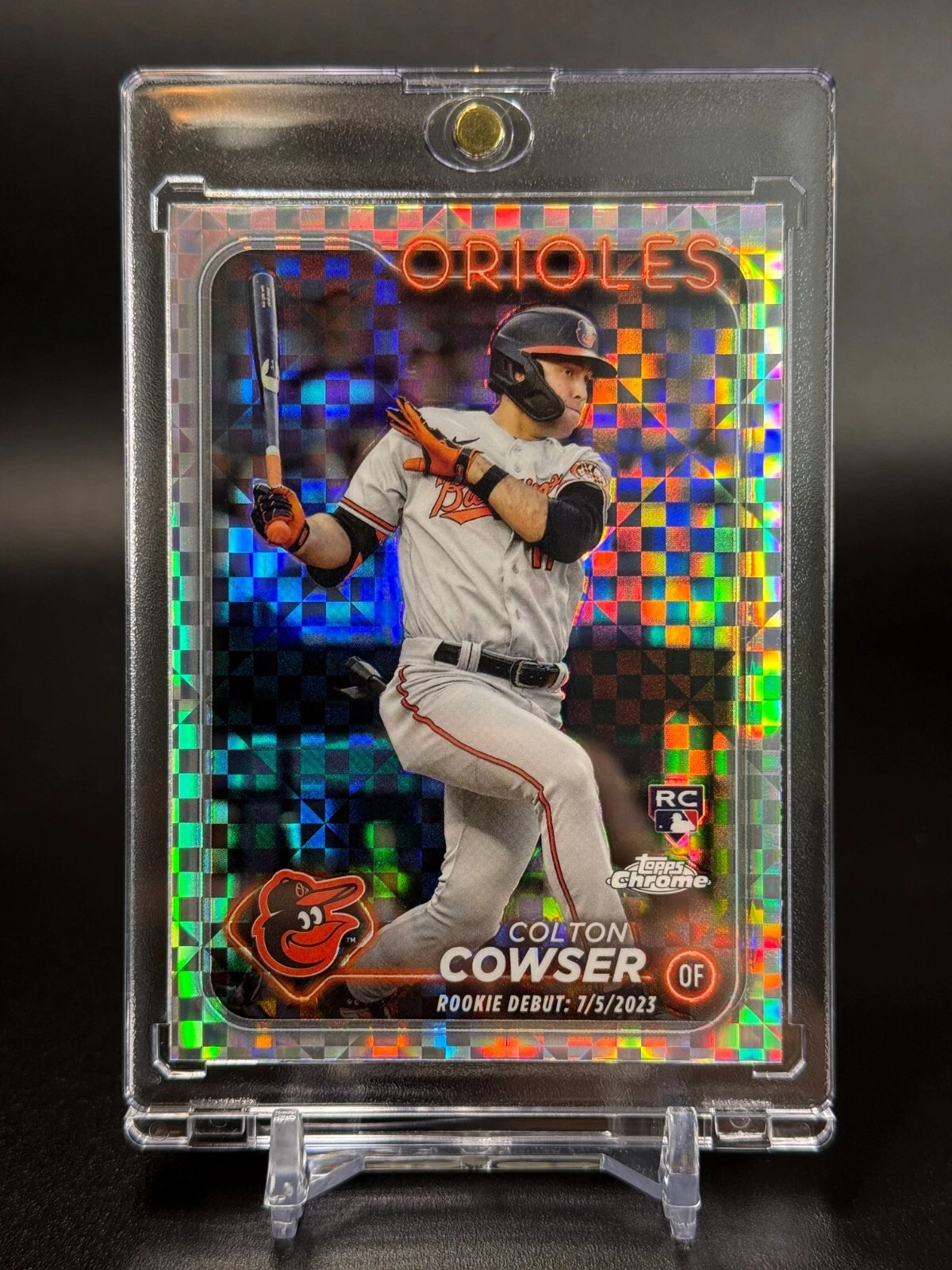 2024 Topps Chrome Update X-Fractor Refractor #USC154 Colton Cowser (RC) Orioles