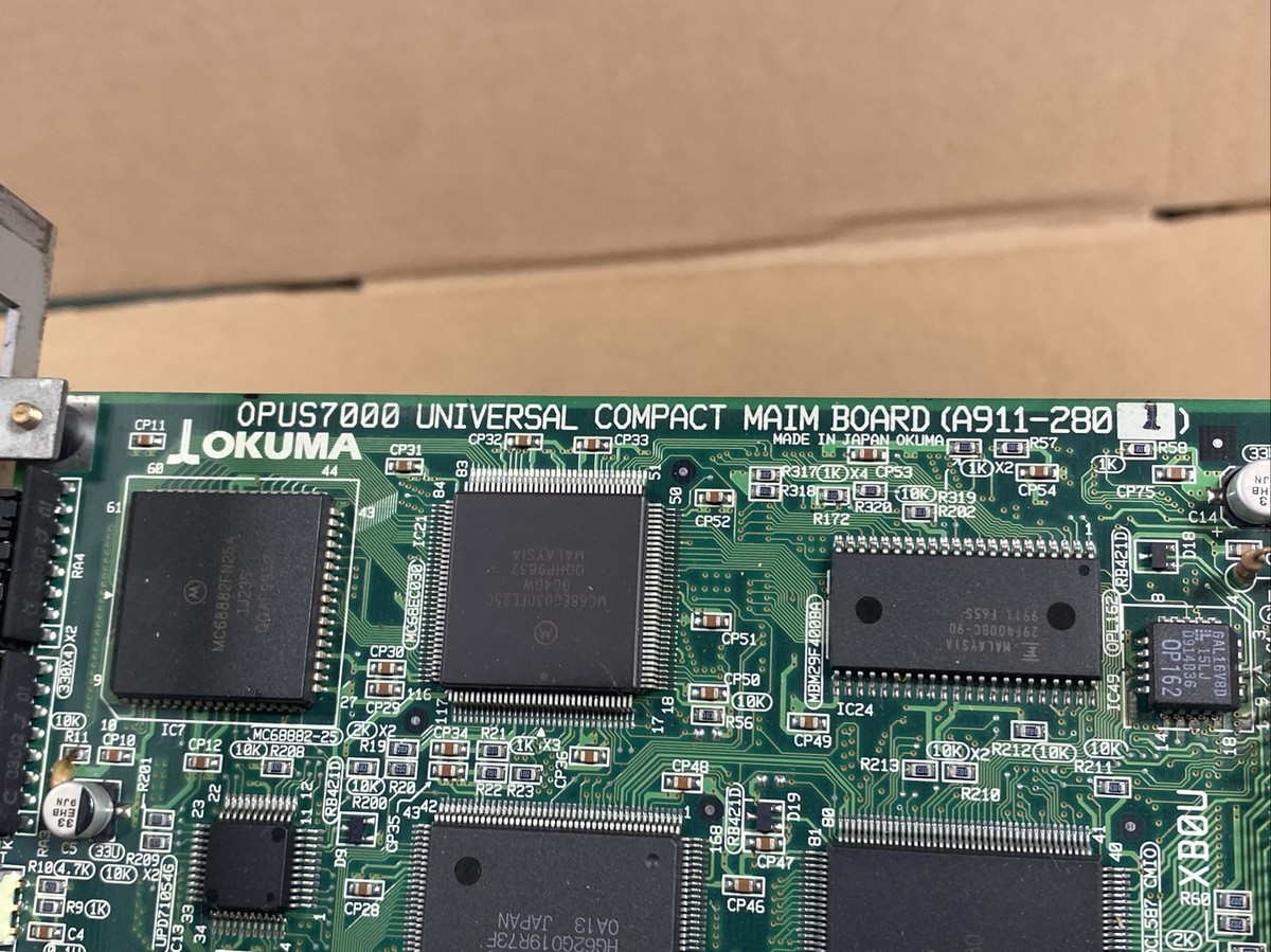 OKUMA E4809-770-110-G UCMB+F Board A911-2801 E4809-436-091-B A911