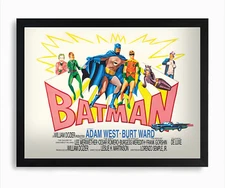 Vintage Batman Movie Poster (1966)
