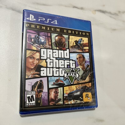 Grand Theft Auto V Premium Edition - Sony PlayStation 4 New Sealed