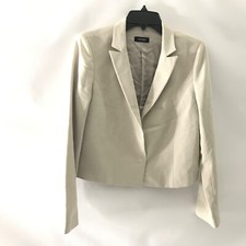 Max&co. Women Blazer Jacket Size 4 Us Ivory Career Work Business Office Italian