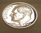 1963 Gem CAMEO Proof "EYE CANDY" Dime 90% Silver Blazing Luster#921~ 9