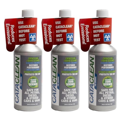 Cataclean Catalytic Converter Cleaner 3x 450ml 1.35L For Petrol Engine