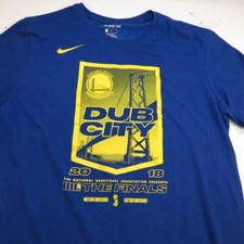 THE NIKE TEE GOLDEN STATE WARRIORS NBA BASKETBALL DUB CITY TEE T SHIRT Mens L