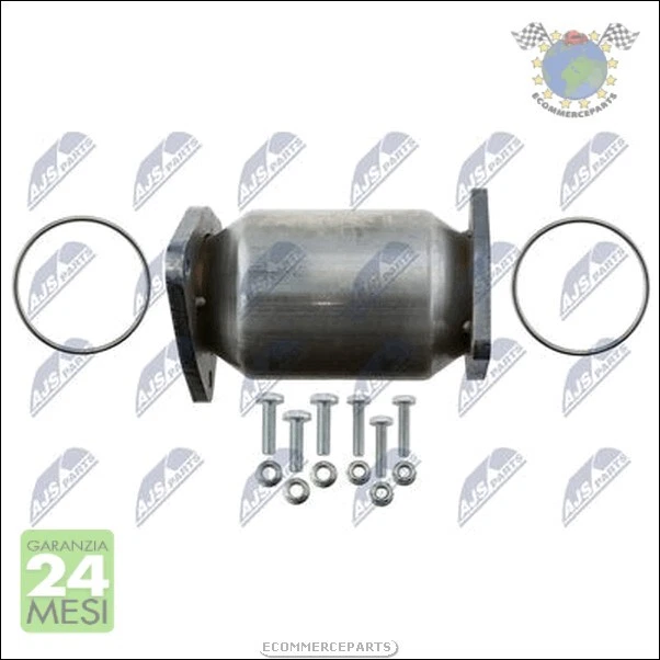 Catalizzatore Ajs per CHEVROLET LACETTI NUBIRA AVEO DAEWOO LANOS KALOS - Immagine 3 di 4