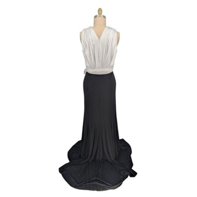 fitted lace wedding dress Honeydew Yellow Bow Maxi Dress - US 14