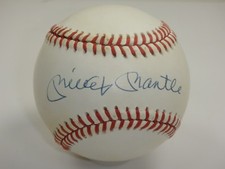 MICKEY MANTLE SIGNED RAWLINGS BASEBALL BECKETT BAS CERTIFIED AUTOGRAPH A79708