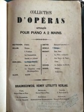 Livre De partitions Opéras Pour Piano À 2 Mains