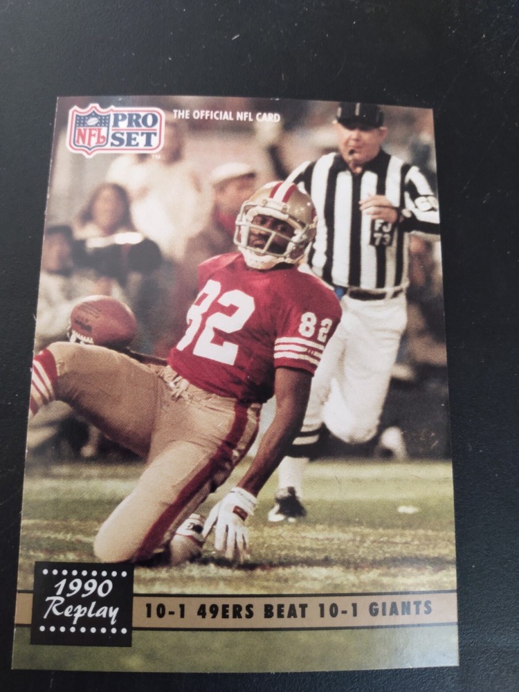 10-1 49ers Beat 10-1 Giants - 1990 Replay - NFL Pro Set 1991 #333