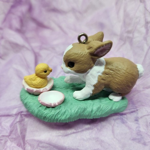Adorno de recuerdo vintage Hallmark 1994 "Peeping Out" coleccionable - Imagen 4 de 6