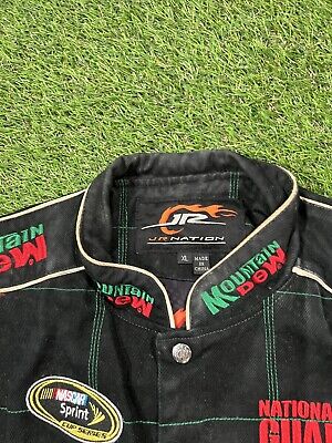 Rare Vintage Mountain Dew Nascar Jacket JH Design Green Rare Vintage Mountain Dew Nascar Jacket JH Design Green