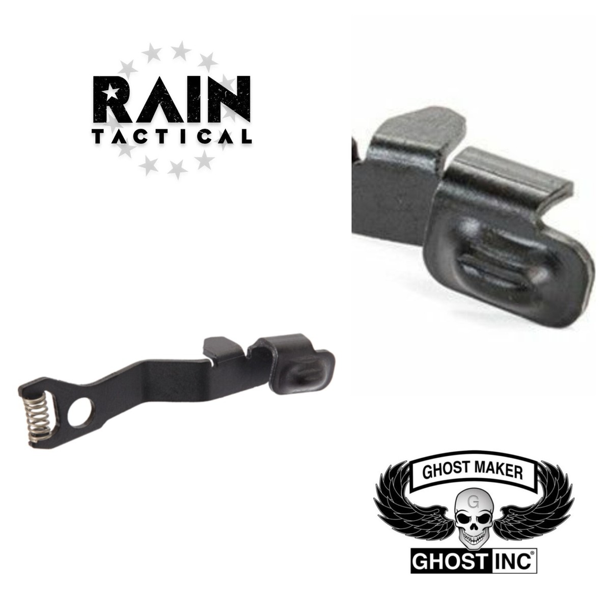 Ghost Inc - Extended Slide Release for Glock 43 / 43x / 48 - Black