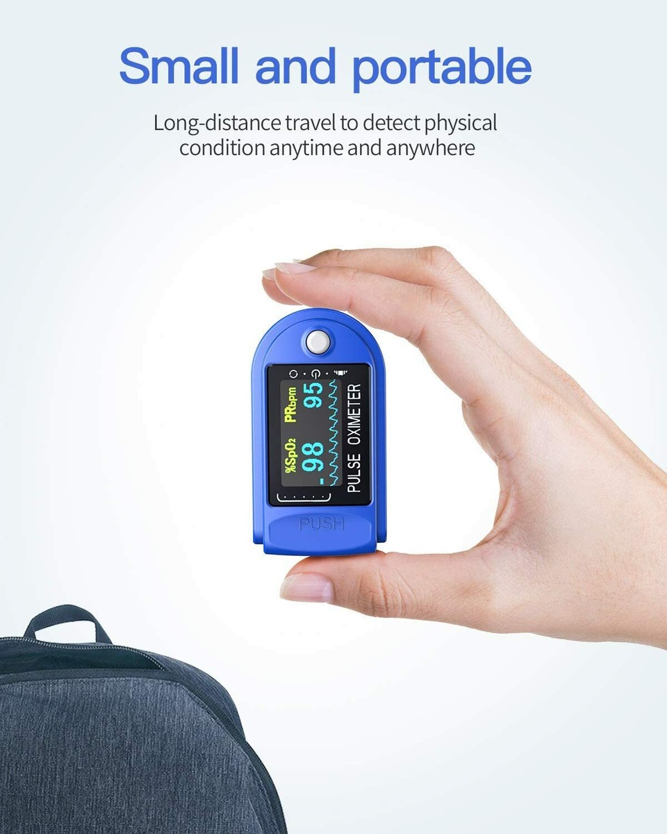 OSSIMETRO SATURIMETRO PULSOSSIMETRO MISURATORE OSSIGENO DA DITO