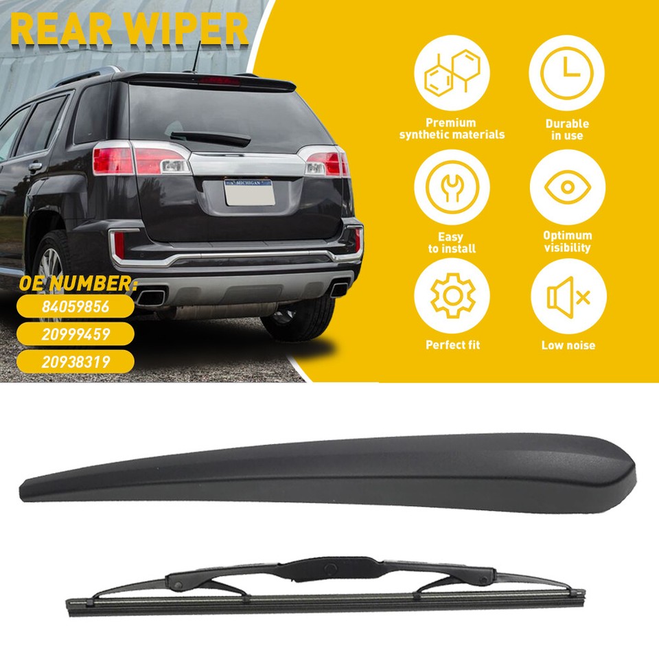 Rear Tailgate Window Wiper Arm Blade for 20102017 GMC Terrain Chevy