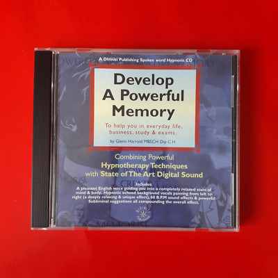 DEVELOP A POWERFUL MEMORY - GLENN HARROLD - CD AUDIO BOOK - 2003 - TRACKED
