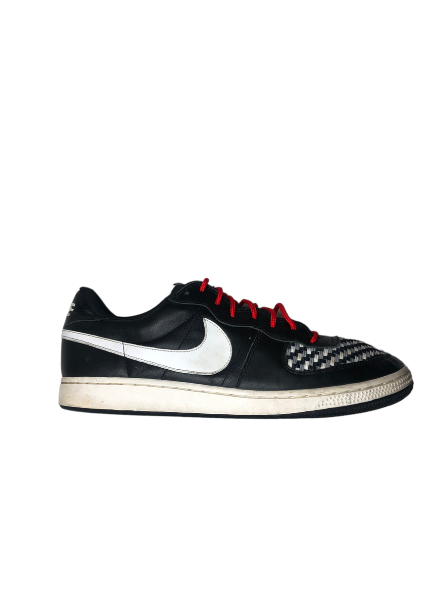 Nike Air Legend Woven Black/Red Checkered Sneaker Shoes Men (Sz 14