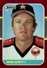 1987 Donruss Opening Day #15 Mike Scott Houston Astros