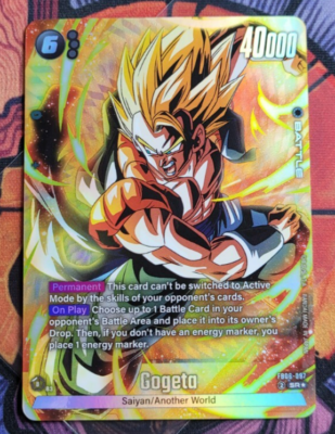 Gogeta FB06-097 Alternate Art Dragon Ball Card Rivals Clash | eBay