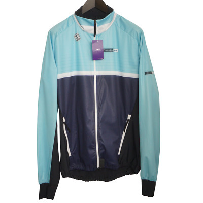 Herren Bioracer Speedwear Fahrradjacke Blau Größe 3XL XXXL EU58 UK/US48 VAP772