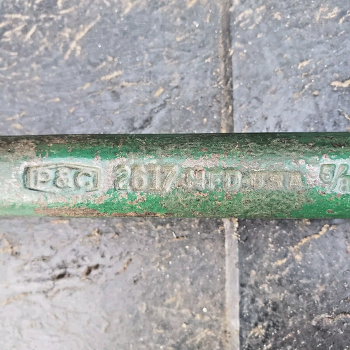 Vintage P & C 2617 1-1/16" OFFSET 12pt BOX END SPUD WRENCH Made in USA 16" Long - Picture 3 of 6