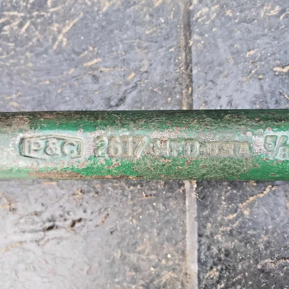 Vintage P & C 2617 1-1/16" OFFSET 12pt BOX END SPUD WRENCH Made in USA 16" Long - Image 3 of 4