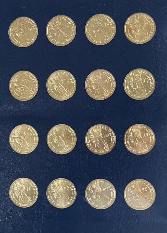 PRESIDENTIAL Dollars Complete Coin Set - Philadelphia & Denver -  80 Coins Foto 4 de 4